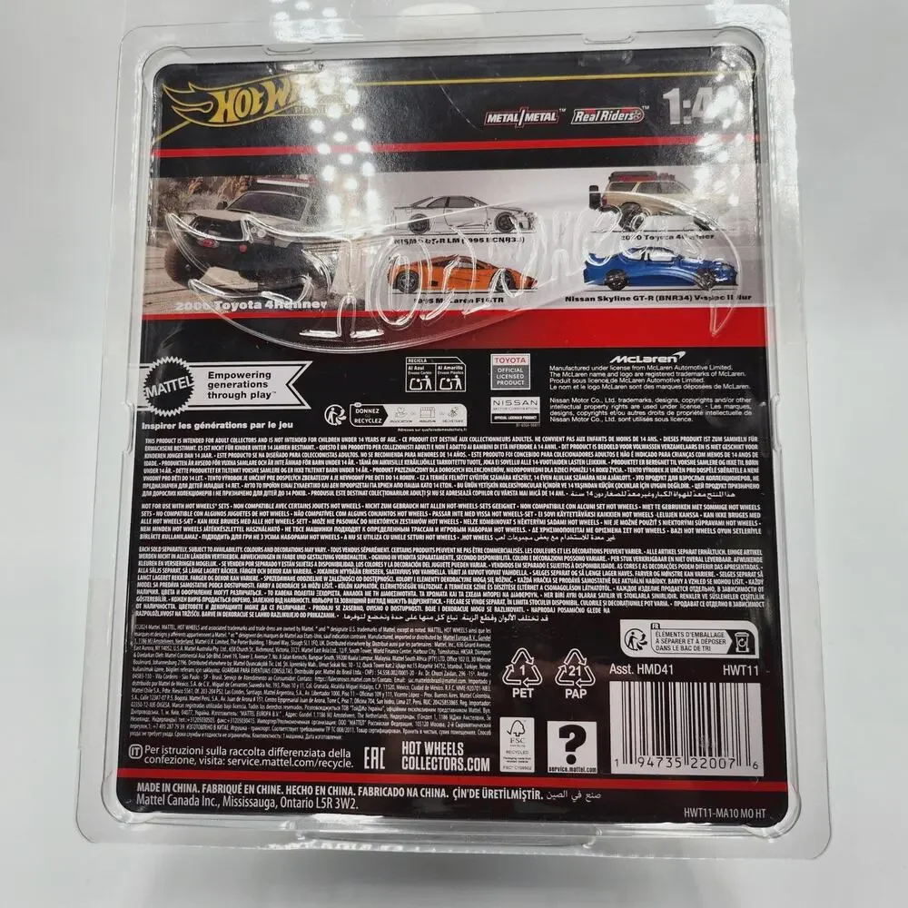 Hot Wheels Premium 2000 Toyota 4Runner #16 1:43 Real Riders Diecast New